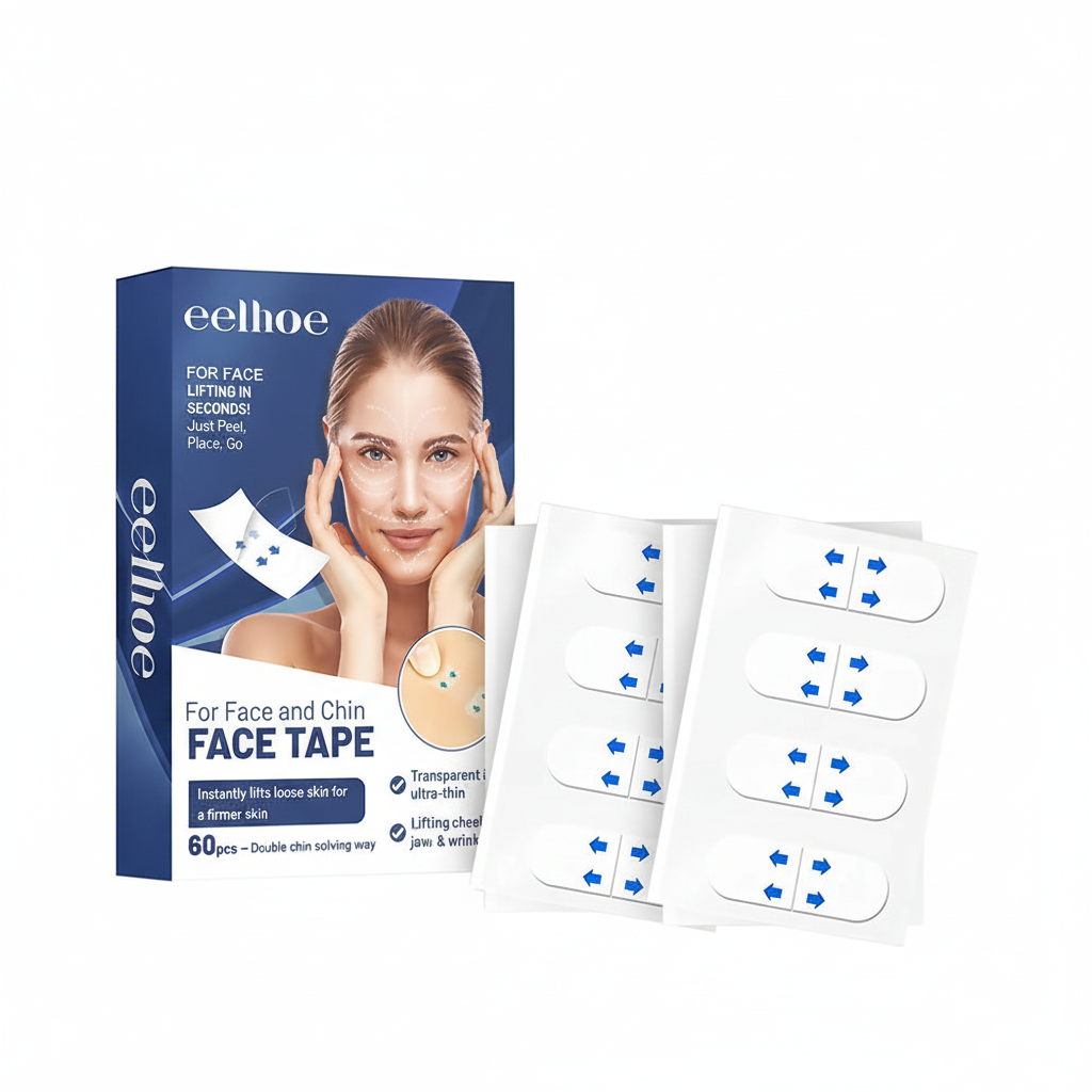 Face tape professional white background